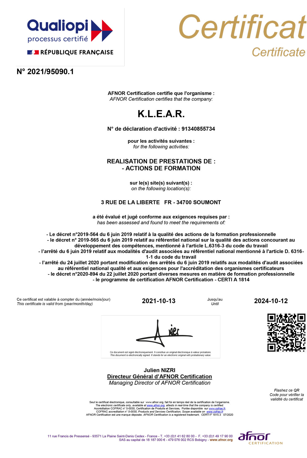 klear-certificat-qualiopi